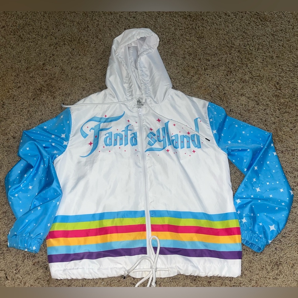 Disney Parks Fantasyland Lightweight Hoodie Jacket Sz Small S